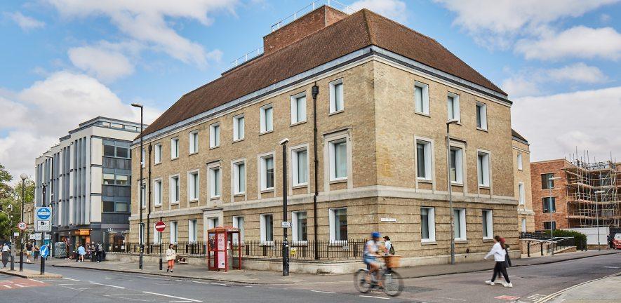 Exterior view of the Entopia Building from Regent Street in Cambridge. Image by SOLK-PHOTOGRAPHY LTD