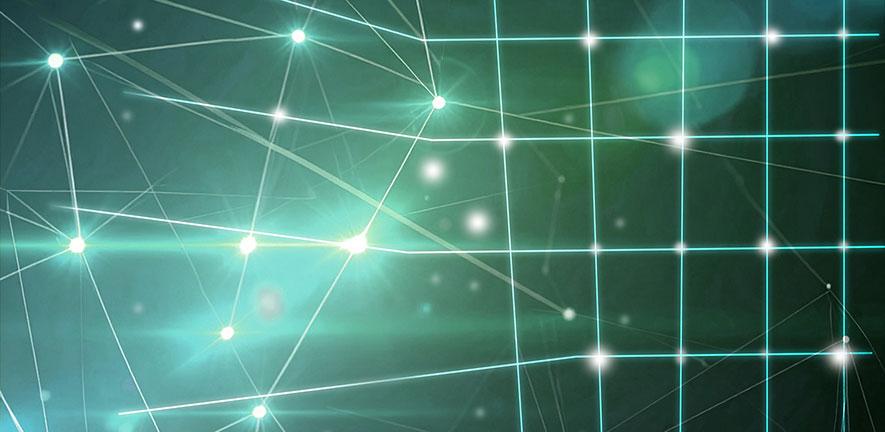 abstract image of chaos becoming strategy using flashes of light on a dark background